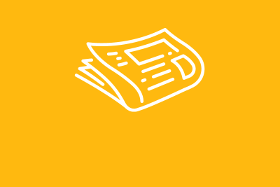 Sanomalehti-logo. 