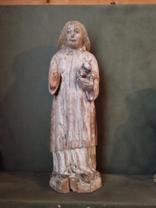 Laihian kirkkomuseon Stefanos-patsas keskiajalta