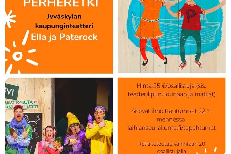 Perheretki Jyväskylään teatteriin Perheretki Jyväskylään teatteriin