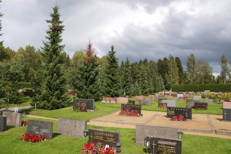 Hautausmaapäivystys kuva Laihian hautausmaalta