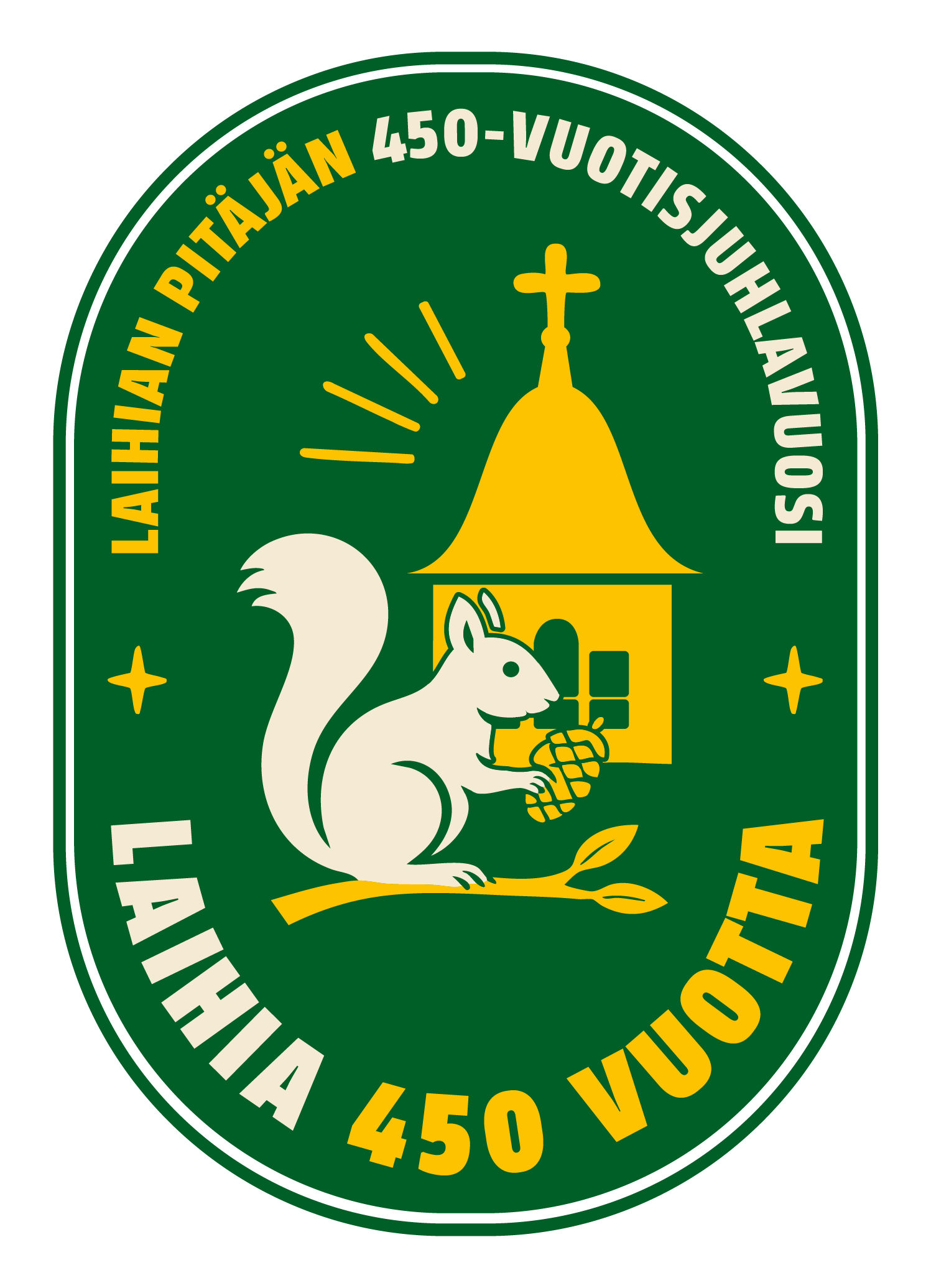 Laihian 450 juhlatunnus