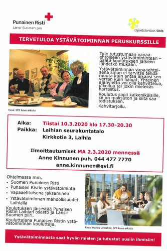 Ystävätoiminnan peruskurssi