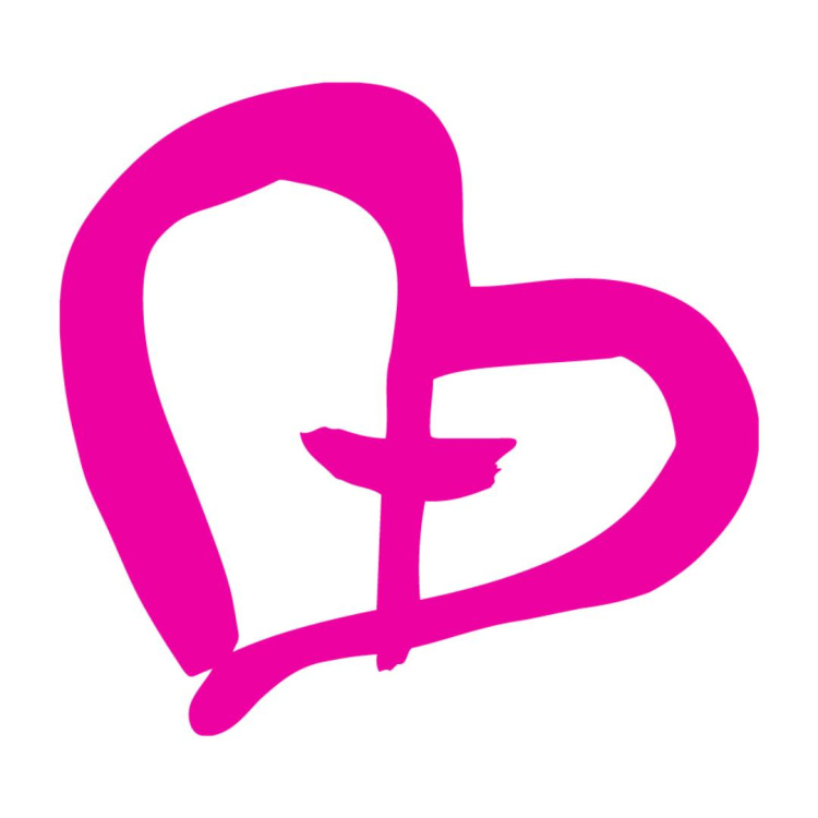 pinkki yhteisvastuusydän