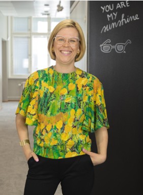 Kuvassa Aino Juusola.