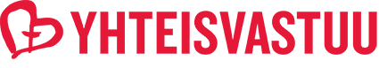 Punainen sydän ja teksti yhteisvastuu